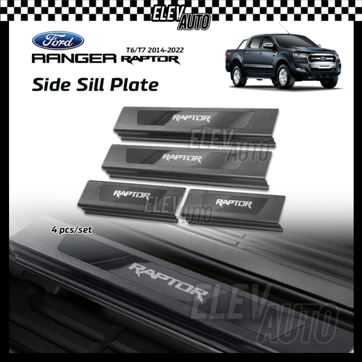 Ford Ranger T6 T7 T8 2014 - 2022 Side Sill Plate Door Step Scuff ...