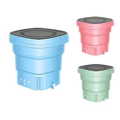 Folding Washing Machine with Dryer Bucket for Clothes Socks Underwear Cleaning Washer Mini