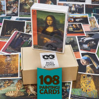 แฟลชการ์ด ภาพเขียนสำคัญของโลก Flash Cards Worlds Famous Paintings บัตรคำ การ์ดคำศัพท์ เนิร์ดดี้อาว (Nerdy Owl) จำนวนมากที่สุดถึง 108 ใบ ของเล่นเสริมพัฒนาการ