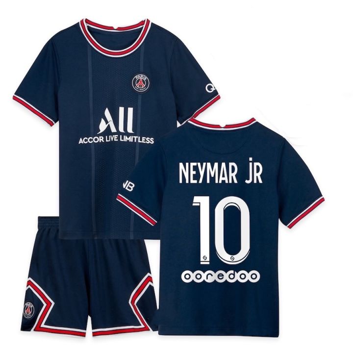 ผู้ใหญ่วัยรุ่นเสื้อฟุตบอลใหม่ปารีส-saint-germains-f-cs-เสื้อแขนสั้น21-22ปารีสบ้านหมายเลข7-mbappes-หมายเลข10เนย์มาร์สเสื้อฟุตบอล