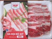 HCM - Ba rọi bò Mỹ 280g Mega Việt Phát MVP Megadeli