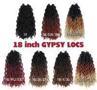 วิกผม Xuchang   แอฟริกา   ถักโครเชต์สกปรกต่อผม 121824 นิ้ว Gypsy Locs วิกผมเส้นใยเคมียิปซี