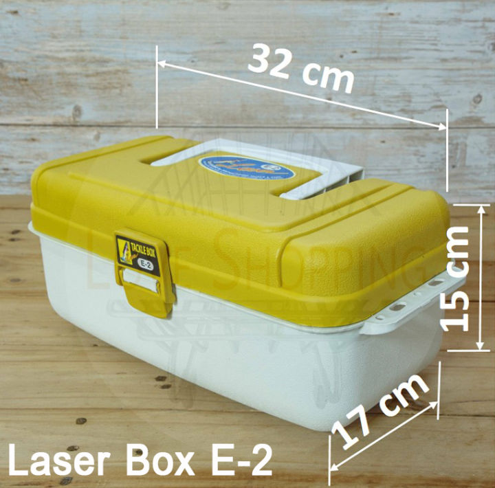 กล่องใส่อุปกรณ์ตกปลา-1-ชั้น-laser-box-e-2-กล่องอเนกประสงค์-กล่องใส่อุปกรณ์-กล่องใส่อุปกรณ์ตกปลาเลเซอร์e-2-กล่องอุปกรณ์ตกปลา-fishing-love