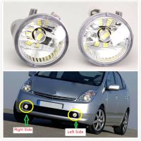 อะไหล่ไฟตัดหมอกหน้ารถยนต์ LED 2ชิ้นสำหรับ Toyota Prius 2004-2009 2005 2006 2007 2008