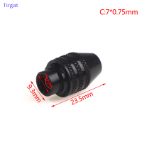 ?【Lowest price】Tirgat 0.3-3.4mm MINI Multi keyless Drill Chuck M7 M8X0.75สาม-Jaw Drill Chuck