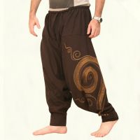 Mens Casual Elastic Waist Baggy Hippie Yoga Harem Pants Men Baggy Hippie Boho Gypsy Aladdin Hippie Boho Aladdin Alibaba Harem