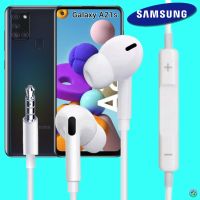 หูฟัง สมอลทอล์ค Samsung (ซัมซุง) 3.5 mm Aux In-Ear Galaxy A21s และทุกรุ่น อินเอียร์ เสียงดี เบสนุ่มหนัก ปุ่มเล่น-หยุด-เลื่อนเพลง- ปรับระดับเสียง