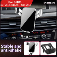 Car Mobile Phone Holder Mounts Stand GPS Gravity Navigation Bracket For BMW X5 F15 2014-2018 X6 F16 2015-2019 Car Accessories