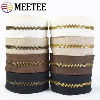 1/2/3M 5# Metal Zipper By The Meter Garment Shoes Zippers for Sewing Bag Clothes Zips Repair Kits DIY Tailor Accessories Door Hardware Locks Fabric Ma