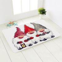 2021 Christmas Decorations for Home Door Mat Floor Carpet Santa Snowman Rugs Navidad Ornaments New Year 2022 Gifts Natal Xmas