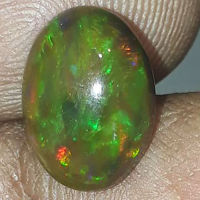 2.09 cts natural hi- end multi color opal gems stone