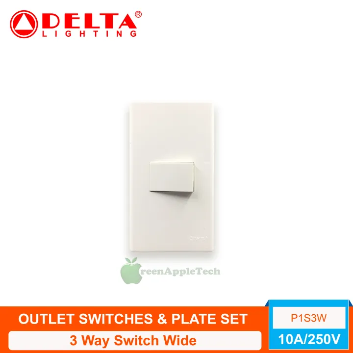 3 Way Switch Wide P1S3W 10A/250V Set Lazada PH