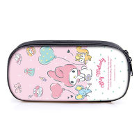 Sanrio mymelody Cartoon Cute Single Layer Pencil case Large Capacity Student Pen Storage Stationery Box personality