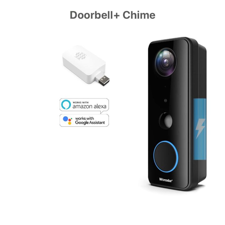 Tuya Smart Home Outdoor Wireless Doorbell IP66 Waterproof Video ...