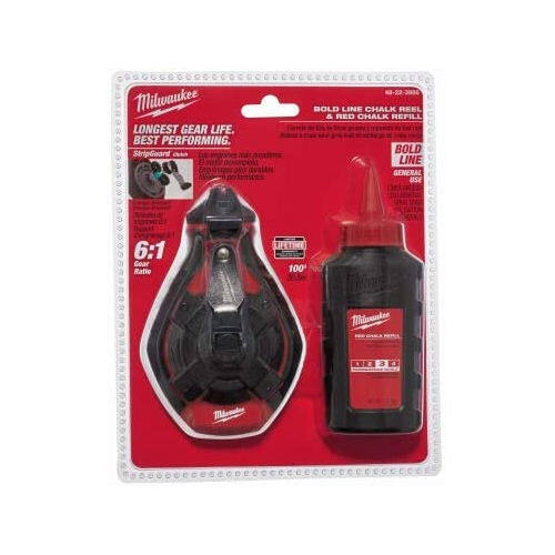 Milwaukee ELEC Tool 48-22-3986 Bold Line Chalk Reel (2-Pack)