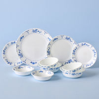 Corelle Classic Flora เครื่องใช้บนโต๊ะอาหาร อาหารเย็น 10p เครื่องล้างจาน เตาอบ ตู้เซฟ