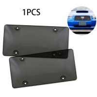 1PC Smoked Holder Clear License Frame For Numbers On The Car Plate Cover Frame Shield Tinted Bubbled Flat Car