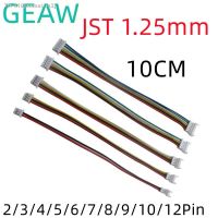 ▲☃✵ 10pcs JST 1.25mm Male to Female Plug Connector 1.25mm Extension Wire JST 1.25mm 2/3/4/5/6/7/8/9/10/12Pin With Wire Cables 100mm