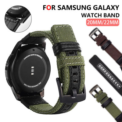 สายนาฬิกาไนลอน20มม. สำหรับSamsung Gear Sport/gear S2 Classic /Galaxy Watch 42มม./Active 1 2 /Samsung Watch 3 41มม. สายนาฬิกาไนลอน22มม. สำหรับSamsung Watch 3,ขนาด45มม. /Gear S3 Frontier/Gear S3 Classic/Gear S3 /Galaxy WATCH 46มม.