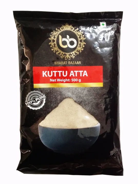 BB Bharat Bazaar Kuttu Atta (Buckwheat Flour ) 500g {Made in India