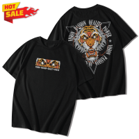 เสื้อยืดแขนสั้นคอกลม Cotton 100% สกรีนลายเสือ TIGER