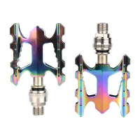 Aluminum Alloy Bike Pedals Bike Pedals Parts, Multicolor