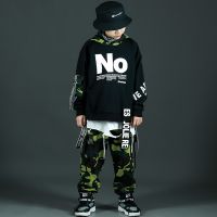 [COD] Camouflage suit boy hip-hop tide costume big cool handsome performance children hiphop