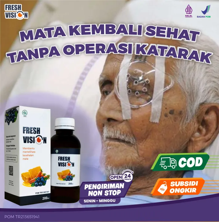 [Paket 2 BOX] FRESH VISION - Madu Obat Katarak Mata Rabun Mata Minus ...