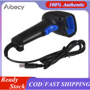 Aibecy Handheld CCD Barcode Scanner Automatic USB Wired 1D Bar Code