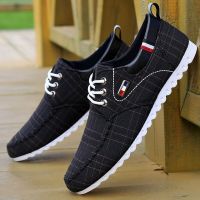 Mens Running Shoes Casual Flats Sneakers Lace Up Shoe Male Driving shoes Breathable Thick Soft Bottom Walking Shoes Zapatillas