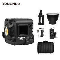 YONGNUO YNLUX100 Compact Handheld LED Video Light COB Photography Fill Light 100W 5600K Dimmable 9 Lighting Effects Bowens Mount With NP-F Battery Handle Standard Reflector Carrying Case Power Adapter For Outdoor Portrait Photography Vlog Live Streaming