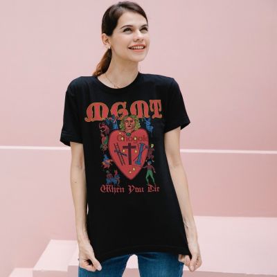 ✈♚♈ MGMT Little Dark Age Album T Shirt MGMT When You Die Shirt Classic Rock Shirt Andrew VanWyngarden Ben Goldwasser