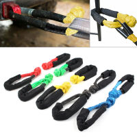 2PCS 12" Synthetic Soft Shackle Recovery Straps 38000 LBs For Winch Rope with Protective Sleeve 5Colors