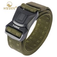HSSEE New Tactical Belt for Men Rust-proof Metal Buckle Quick Release Military Army Belt 1200D Nylon Outdoor Casual Belt Male