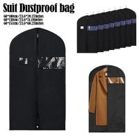 Non Woven Hanging Pocket Bag Clothing Suit Dustproof Home Bag Organizers Durable X1K2