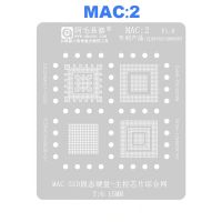 BGA Reballing ลายฉลุสำหรับ Macbook MAC Pro A1534 A1706 A1707 A1989 A1990 A2159 A1932 T2 CD3217 339S00616 M1 CPU DDR IC