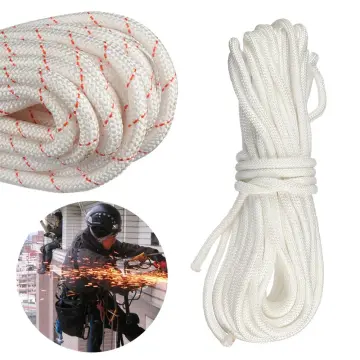 Outdoor 8mm Climbing Rope Rock High Strength Static Survival Emergency Fire  Rescue Safety Rope Cord Hiking