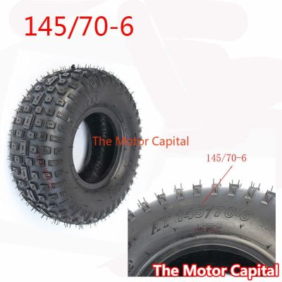 High Performance 6 Inch ATV Tubeless Tires 145/70-6 Fit for Four Wheel Vehcile 50cc 70cc 110cc Small ATV Front or Rear Wheels