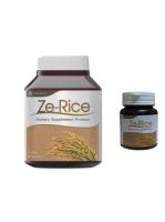 ze-rice 60 เม็ด แถมฟรี ze-rice 10 เม็ด 1 กระปุก น้ำมันรำข้าวสกัดเย็น