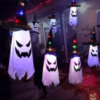 【FCL】♞☎ HUIRAN Decoration Glowing Witch Hat Outdoor Hanging Lighted Lights Decorations Props