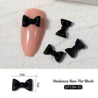 10PC Bow Tie 6 Colors Cute Three-dimensional Mini Wild Bow Tie Design Matte Resin DIY Nails Accessories Art Decoration Wholesale