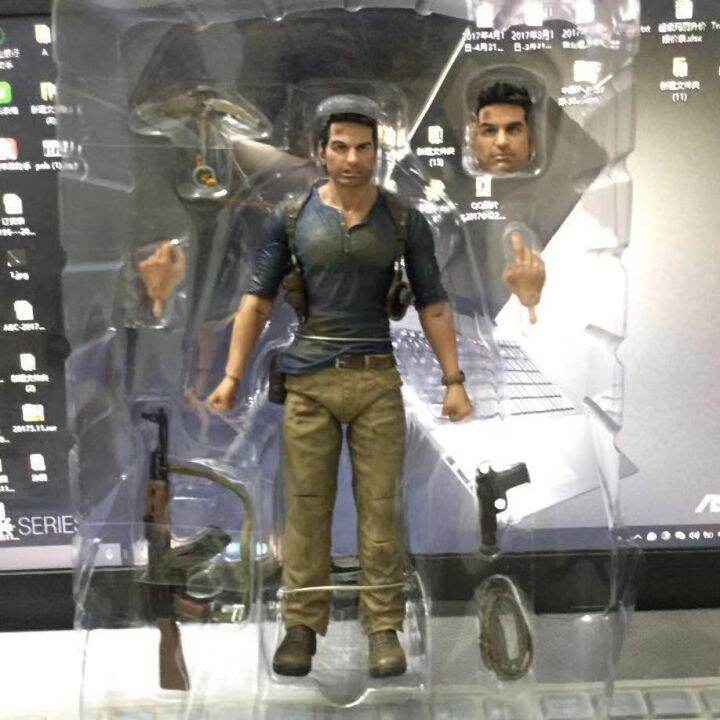 neca-uncharted-4ของเล่นเสริมพัฒนาการท้ายโจรตุ๊กตาขยับได้ขนาด7นิ้ว