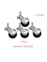 (4 Packs) Caster Light 1.5 Inch M10 Screw Rod Ball Universal Wheel Sofa Table Chair Furniture Pulley Factory Furniture Protectors  Replacement Parts