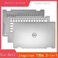 Dell/Dell Inspiron 13 7306 2-In-1เปลือก C D 0J4KX5 0W3N1F แล็ปท็อปกรอบกลับกรณีเชลล์ฝาครอบด้านหน้า Palmrest