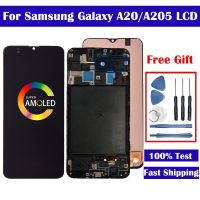 Super AMOLED Display A20 For Samsung Galaxy A20 A205 SM-A205F A205FN LCD Display With Touch Screen Digitizer Assembly