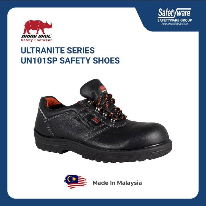 Original RHINO SHOE UN101SP Ultranite Safety Shoes I Brass Metal Design