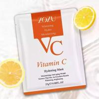 แผ่นมาส์กหน้า ZOZU VC Mask Vitamin C มาส์กวิตามินซี หน้าขาวกระจ่างใส หน้าเนียนนุ่มชุ่มชื้น ลดริ้วรอย มาร์คหน้า มาส์กหน้า