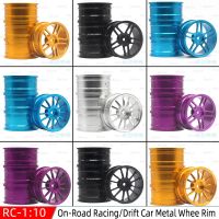 4pcs 1/10 On-Road Drift Car 52MM Aluminum Alloy Metal Wheel Hub 1.9Inch Climb Car Wheel Rim For HSP Tamiya HPI Kyosho Sakura 108