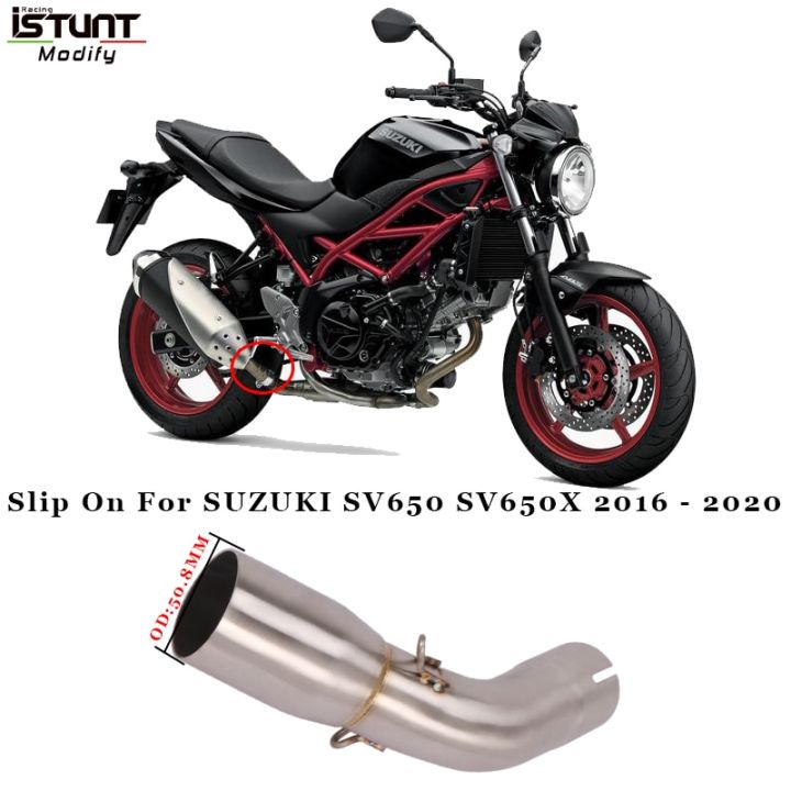 Motorcycle Escape Exhaust For SUZUKI SV650 SV650X SV650S Modified