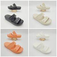 รองเท้าแตะสวมแฟชั่น สไตล์ Crocs Baya Platform Sandal Clog